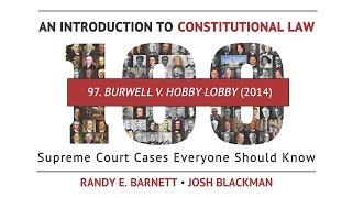 Burwell v Hobby Lobby Stores 2014  An Introduction to Constitutional Law [upl. by Glaab382]