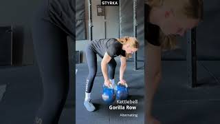 Kettlebell Gorilla Row alternating [upl. by Drofxer]