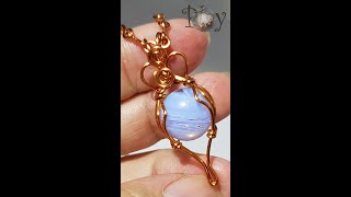 Play with wire  Magic potion bottles  pendant  Round Cabochon LanAnhHandmade 724 Shorts [upl. by Notselrahc]