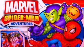 Amazing Spiderman Marvel Adventures PlayskoolHeroes Green Goblin VS Spiderman Hot Toys Hasbro [upl. by Garth]