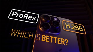 iPhone H265 Vs ProRes which is BETTER [upl. by Ylurt]