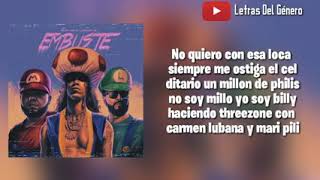 Embuste  Jon Z Ñejo Luigi 21 plus letra [upl. by Rene317]