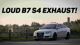 Audi B7 S4  Milltek CBE  Muffler Delete  Pure Exhaust Sound [upl. by Aryamo]