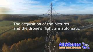 Pylon inspection by drone  UAV transmission tower inspection [upl. by Papotto]