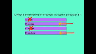 Multiple Choice Strategy Process of elimination [upl. by Vanhook]