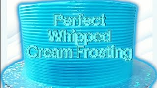 How to make a whipped cream frosting Cake decorations  Birthday cake decorations [upl. by Yand]