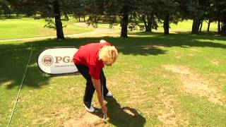 Professional Golf Tip Hit Through the Ball  Sweeping Irons [upl. by Nova]