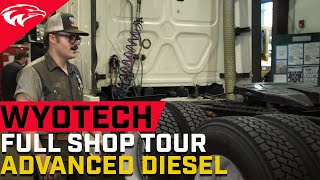 WyoTech Shop Tour Advanced Diesel [upl. by Lorenz]