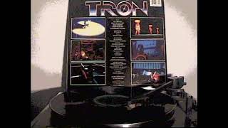 TRON  Theme Filmed Record Vinyl LP Album Version Movie Soundtrack 1982 Wendy Carlos [upl. by Nycila769]