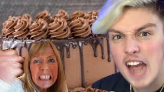 Morgz Abuses Chocolate Cake YTP [upl. by Pall]