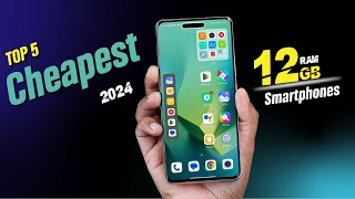 TOP 5 New Budget 12 GB Ram Phones ⚡️⚡️ 2024 Top 5 12gbrambudgetphone 12gbunder25000 nnote40pro [upl. by Annairam]