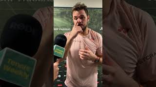 Stan Wawrinka press conference after defeating Andrey Rublev at the BNP Paribas Nordic Open 181024 [upl. by Cressy142]