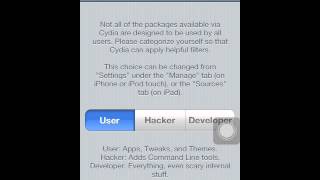 How to switch Cydia settings to User Hacker or Developer [upl. by Lief838]