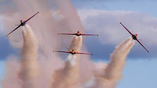 Patrouille Tranchant  Fouga Magister aerobatics  Air Legend 2024 [upl. by Berkley838]