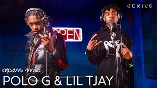 Polo G amp Lil Tjay quotPop Outquot Live Performance  Open Mic [upl. by Aimek]