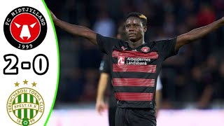 FC Midtjylland vs Ferencvaros 20 Highlights  Qualification Champions league 2024 eFootball Game [upl. by Martz]