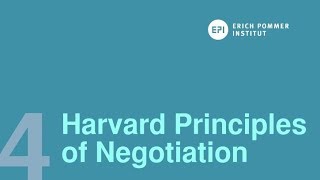 The Harvard Principles of Negotiation [upl. by Austina]