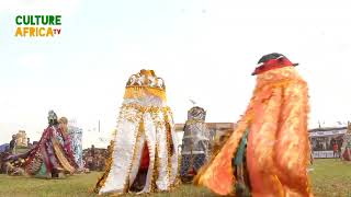 Oyo States masquerade groups come together for a spectacular display at the 2024 Sango Festival [upl. by Vachell750]