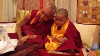 Tenzin Phuntsok Rinpoche meeting Lama Zopa Rinpoche [upl. by Inaffit]