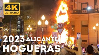 🔥 Hogueras de San Juan 2023  Alicante  Part 4 [upl. by Eusoj]