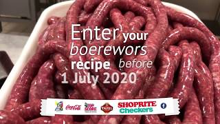 How To Boerewors Recipe [upl. by Conrado603]