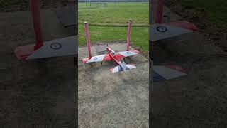 Ground testing the Pilatus PC9 Roulette post flight check rcplane pilot fullthrottle rc [upl. by Menzies]