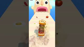 Sandwich runner android X iOS Gameplay level 14 shorts shortvideo shortsviral gaming games [upl. by Adnola]