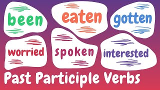 Learn Past Participle Verbs American English  English Grammar Lessons [upl. by Aletse]