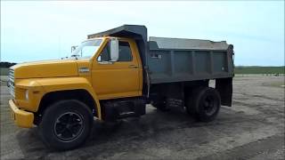 1982 Ford F700 dump truck for sale  sold at auction June 4 2013 [upl. by Noni]