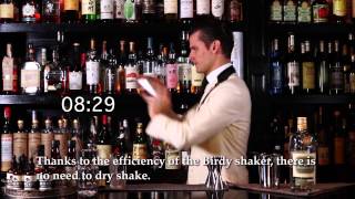 Ramos Gin Fizz Erik Lorincz making with a Birdy 3P Shaker [upl. by Goddard560]