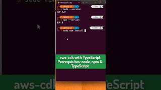 How to install AWS CDK to work in TypeScript [upl. by Kori]