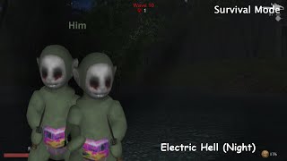 Slendytubbies 3 Awakening  Survival Mode  Electric Hell Night [upl. by Aivatnuahs801]