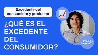 ¿QUÉ ES EL EXCEDENTE del CONSUMIDOR y EXCEDENTE del PRODUCTOR [upl. by Reteid807]