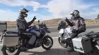 BMW R1200GS Adventure vs KTM 1290 Super Adventure  ON TWO WHEELS [upl. by Lerim465]