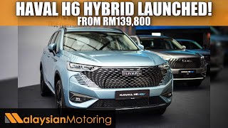 2024 GWM Haval H6 HEV Arrives – 243PS530Nm 5Years Free Service RM139800  automobile [upl. by Annazor]