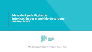 Intoxicación por Monóxido de Carbono notificación y vigilancia epidemiológica en SNVS [upl. by Akehsay]