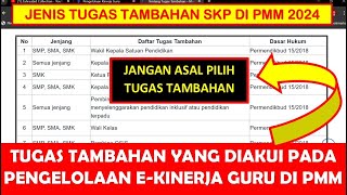 TUGAS TAMBAHAN YANG DIAKUI PADA PENGISIAN PENGELOLAAN EKINERJA GURU DI PMM 2024 [upl. by Lucienne]