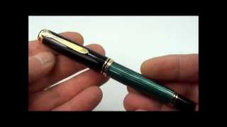 Pelikan Souveran M800 piston fill fountain pen review [upl. by Yzeerb]