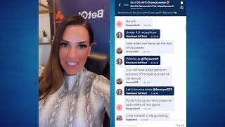 Host Erin Hawksworth Live Bet with the BetQL Community [upl. by Romaine]