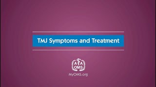 TMJ Symptoms and Treatment [upl. by Clara]