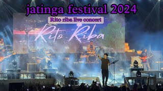 Rito Riba live concert ♥️ jatinga festival 2024 [upl. by Ztirf]