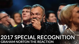 NTA 2017 Special Recognition  Graham Norton The Reaction [upl. by Zendah947]