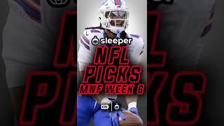 Best NFL Sleeper picks for Monday Night Football BillsJets Week 6 1014  Sleeper Picks Promo Code [upl. by Nyliuqcaj]