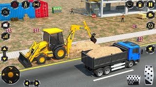 Truck and jcb game full video  gaming gameplay gta cartoon games [upl. by Anyad]