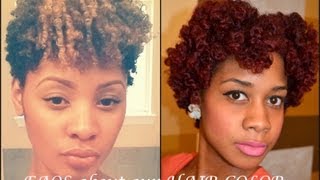 FAQS about Hair Color on Natural Hair [upl. by Aiciram]