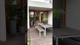 This outdoor space just got better 😍 gardendecor garden gardenpots gardening plantstyling [upl. by Aniela]