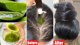 I tried👆🏼Pure ALOEVERA Hair OilGot Heavy Hair Growth Stop Hair LossHow to Get Thick Long Hair [upl. by Marjy]