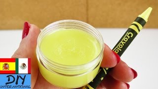 Bálsamo para labios  Vaselina  Super humectante y con olor a limón  Tutorial [upl. by Adamek]