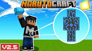 SAIU NOVA ATUALIZAÇAO NARUTO CRAFT V25 COM BARRA DE CHAKRA PARA MINECRAFT PE [upl. by Akihsan797]