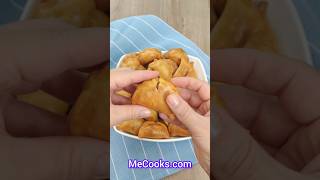 Meatfree pierogi with two types of filling Tasty oven baked snack pierogi pierogirecipe [upl. by Shaine]